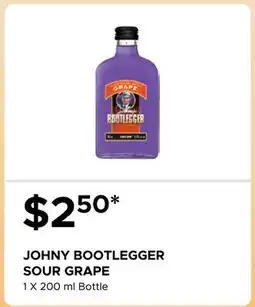 The Beer Store JOHNY BOOTLEGGER SOUR GRAPE offer
