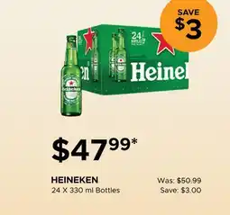 The Beer Store HEINEKEN offer