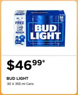 The Beer Store BUD LIGHT offer