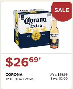 The Beer Store CORONA offer