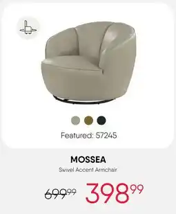 Meubles RD mossea - Swivel Accent Armchair offer