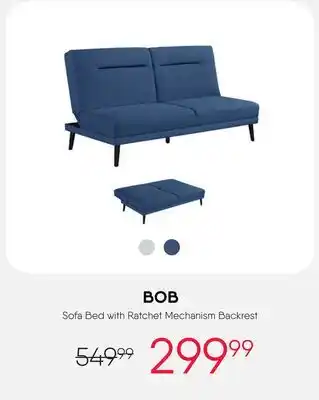 Meubles RD bob - Sofa Bed with Ratchet Mechanism Backrest offer