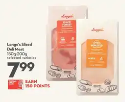 Longo's Longo's Sliced Deli Meat offer