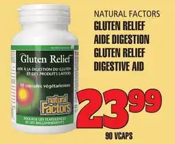 Marches Tau NATURAL FACTORS GLUTEN RELIEF AIDE DIGESTION offer