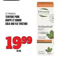 Marches Tau ST FRANCIS TEINTURE POUR GRIPPE ET RHUME offer
