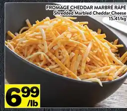 Supermarché PA FROMAGE CHEDDAR MARBRÉ RÂPÉ | Shredded Marbled Cheddar Cheese offer