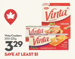 Longo's Vinta Crackers offer