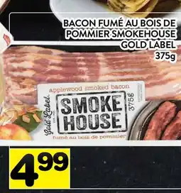 Supermarché PA BACON FUMÉ AU BOIS DE POMMIER SMOKEHOUSE GOLD LABEL offer