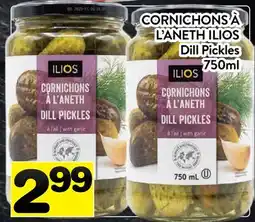 Supermarché PA CORNICHONS À L'ANETH ILIOS | Dill Pickles offer