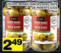 Supermarché PA OLIVES REINES FARCIES AVEC PÂTE DE PIMENTS ILIOS offer