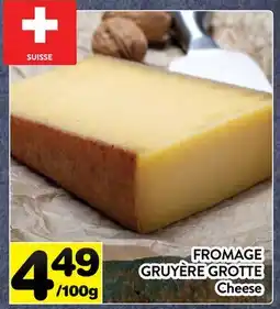 Supermarché PA FROMAGE GRUYÈRE GROTTE | Cheese offer