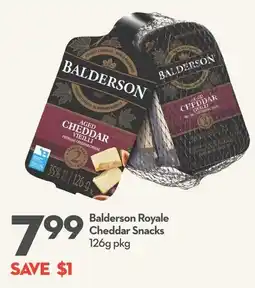 Longo's Balderson Royale Cheddar Snacks offer