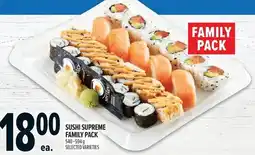 Metro Sushi supreme family pack offer
