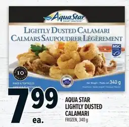 Metro Aqua star lightly dusted calamari offer