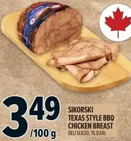 Metro Sikorski texas style bbq chicken breast offer