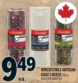 Metro Irresistible artisan goat cheese offer
