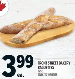 Metro Front street bakery baguettes offer