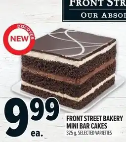 Metro Front street bakery mini bar cakes offer