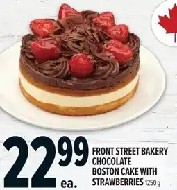 Metro Front street bakery chocolate boston cake with strawberries offer
