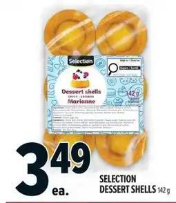 Metro Selection dessert shells offer