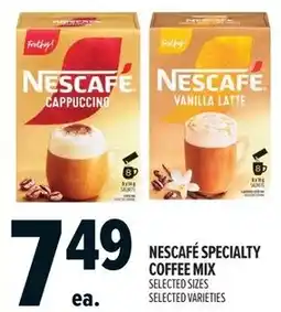 Metro Nescafé specialty coffee mix offer