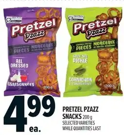 Metro Pretzel pzazz snacks offer