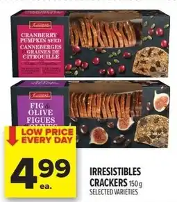 Metro Irresistibles crackers offer