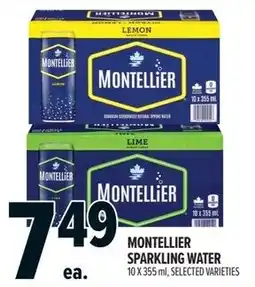 Metro Montellier sparkling water offer
