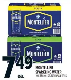 Metro Montellier sparkling water offer