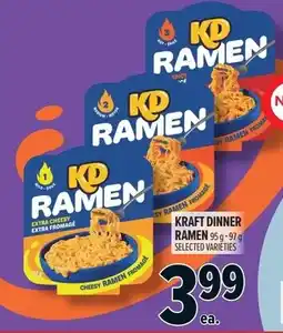 Metro Kraft dinner ramen offer