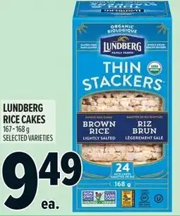 Metro Lundberg rice cakes offer