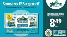 Metro Gimme seaweed snacks offer