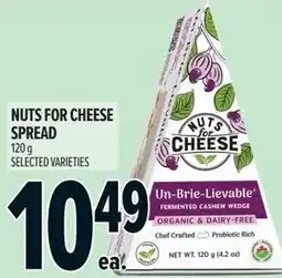 Metro Nuts for cheese spread offer