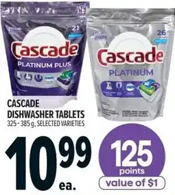 Metro Cascade dishwasher tablets offer
