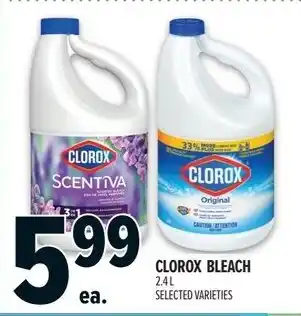 Metro Clorox bleach offer