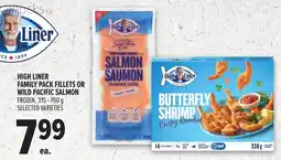 Metro High liner family pack fillets or wild pacific salmon offer