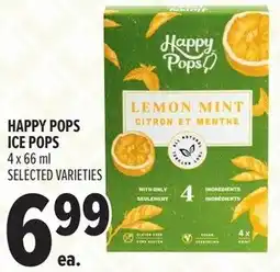 Metro Happy pops ice pops offer