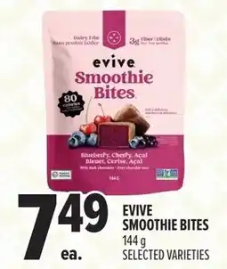 Metro Evive smoothie bites offer