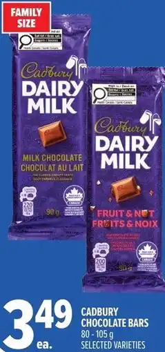 Metro Cadbury chocolate bars offer