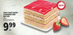 Metro Front street bakery strawberry mini bar cake offer