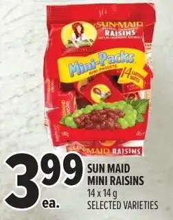 Metro Sunmaid raisins sun maid mini raisins offer