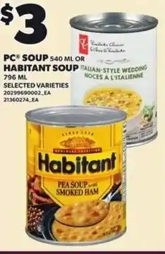Independent Grocer Pc soup habitant soup offer
