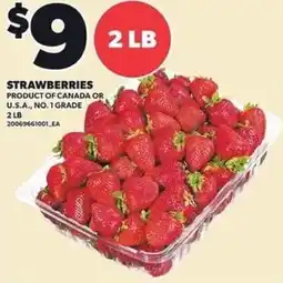 Independent Grocer Strawberries offer