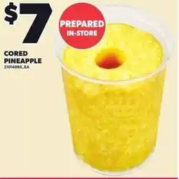 Independent Grocer Cored pineapple offer