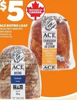 Independent Grocer Ace bistro loaf offer