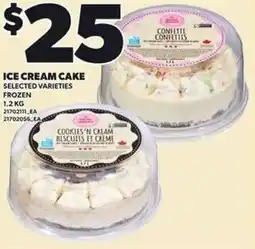 Independent Grocer Ice cream cake offer