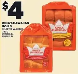 Independent Grocer King's hawaiian rolls offer