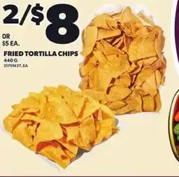 Independent Grocer Fried tortilla chips offer