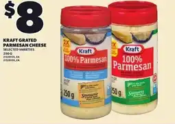 Independent Grocer Kraft grated parmesan cheese offer