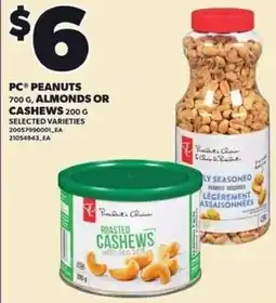 Independent Grocer Pc peanuts almonds or cashews offer